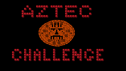 Aztec Challenge Title Screen